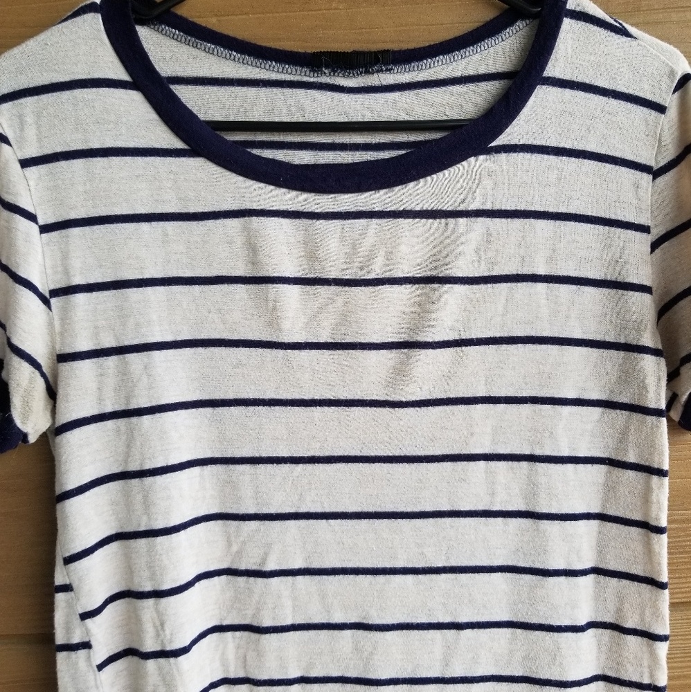 Classic striped casual love J tee - Picture 3 of 6